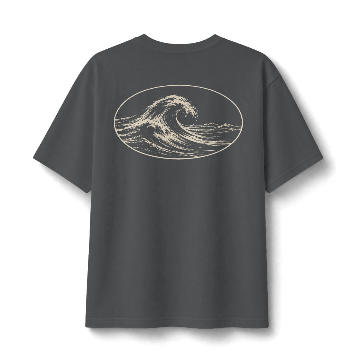 Vintage Heavyweight Tee | Wave | Gray