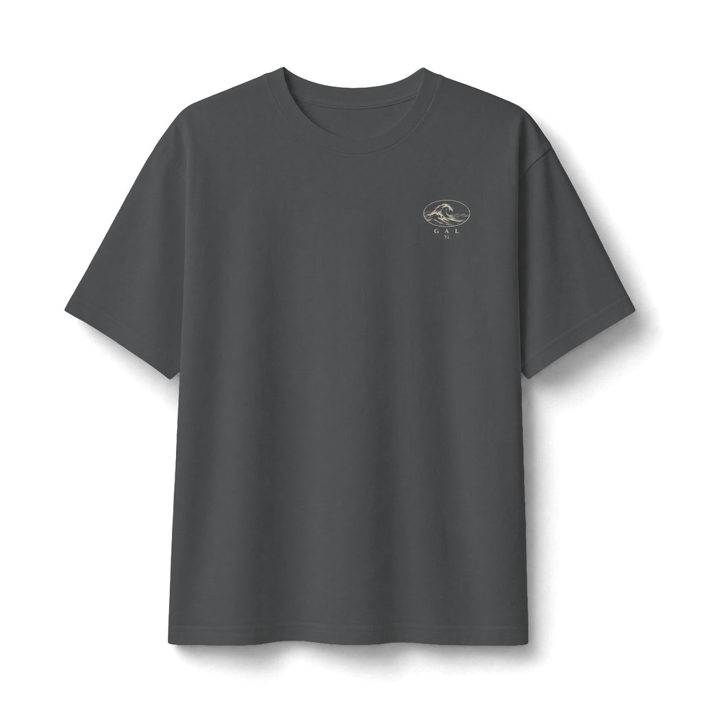 Vintage Heavyweight Tee | Wave | Gray
