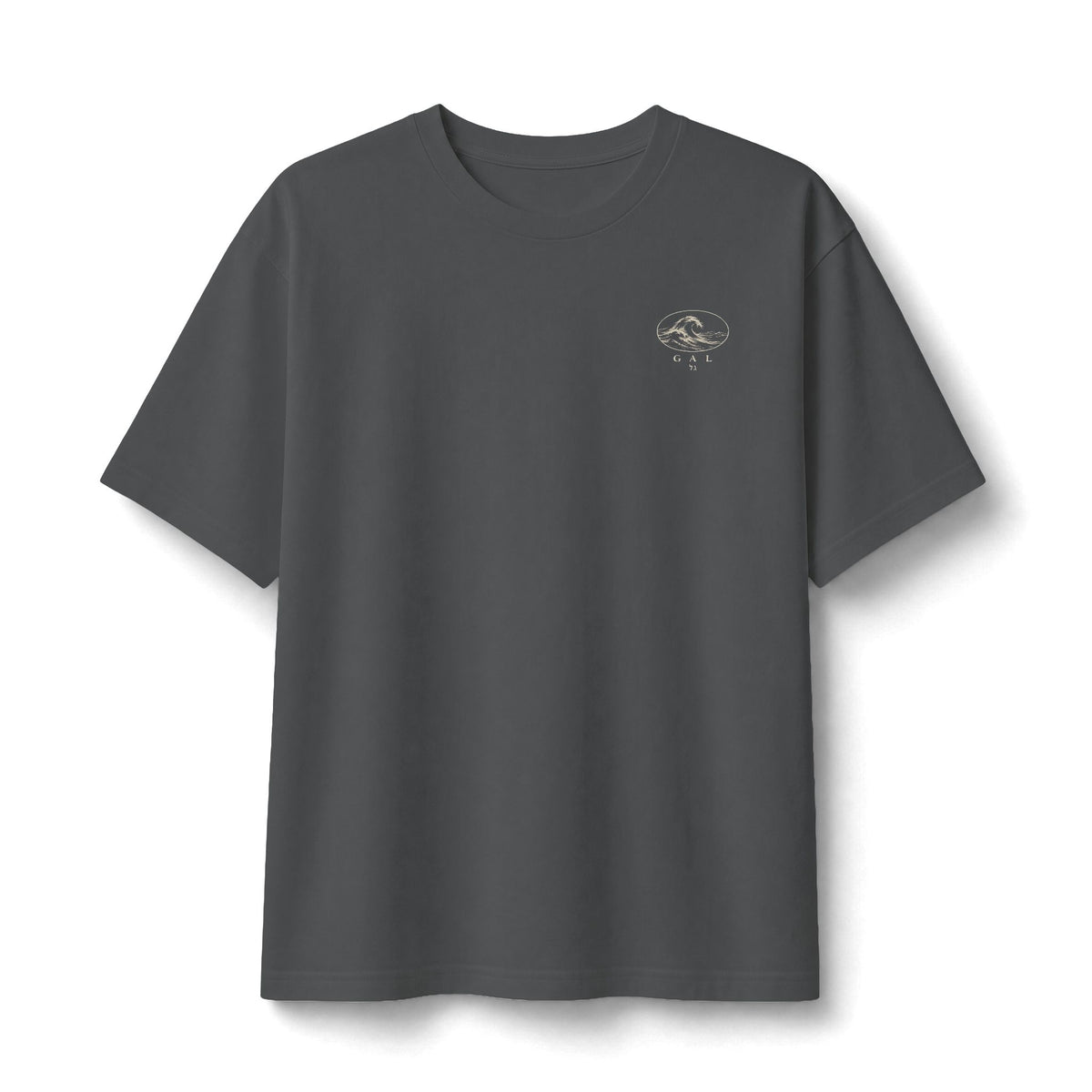 Vintage Heavyweight Tee | Wave | Gray